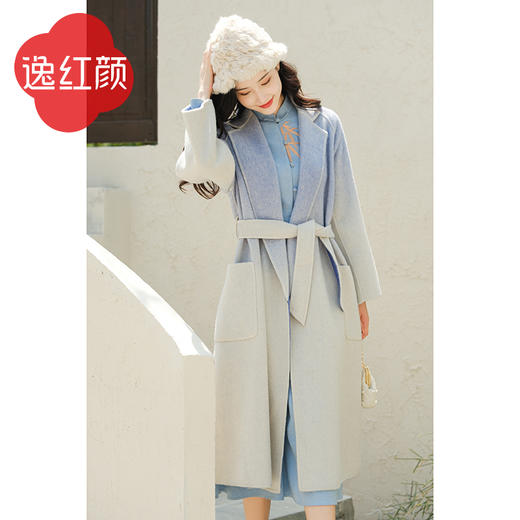 上海逸红颜 半竹 2025春季新款中式文艺书卷气刺绣抗皱旗袍连衣裙 商品图4