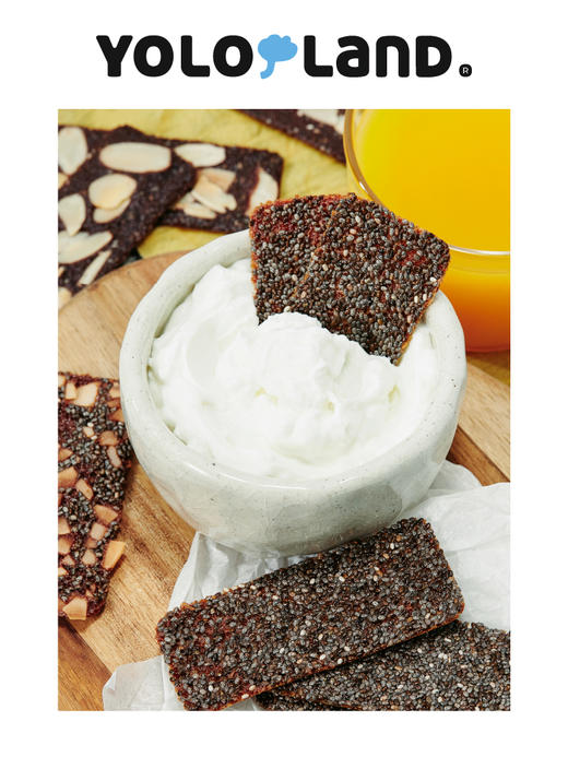 【亲妈精选】有乐岛 奇亚籽能量脆片 健康酥脆小饼干 一口嘎嘣脆 【15片/盒】 商品图4