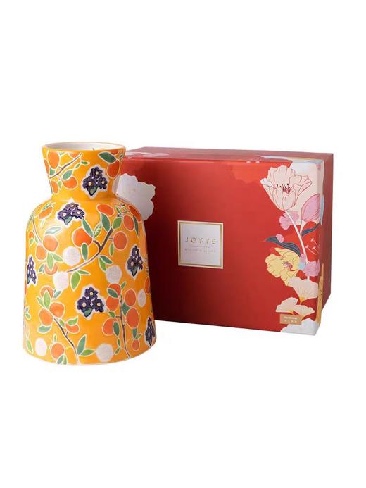卓艺JOYYE花瓶大吉大利瓶身16*16*24cm瓶口内直径8.5cm 商品图3