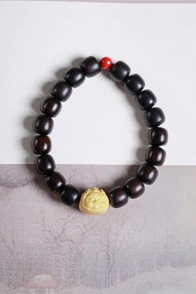 ZGT0132°蒸蒸日上/小笼包紫光檀手串