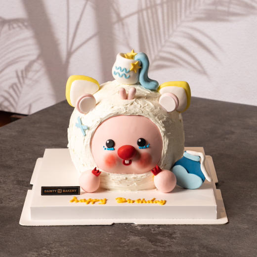 星座蛋糕 | 水瓶座蛋糕6寸立体异形（纯动物奶油 新鲜水果夹心 提前3天预定） 商品图2