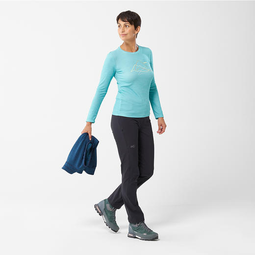 MILLET女式长袖T恤 MIV9405 SUNNY FIEL LS W 商品图3