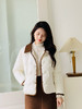 【百图lulu定制】【爆款返场392元】【高知羽绒服】betu百图女装撞色翻领气质轻薄短款羽绒服外套 商品缩略图1