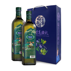 福达坊福星高照1*2精装礼盒(福达坊头道臻选山茶油750ml*2瓶)（6924497925001）