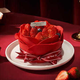 【情人节】挚爱红颜4英寸情人节分享蛋糕