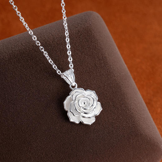 子佩集S990银【天仙狂醉】套链项链【MXTL004】花丝玫瑰花2402 商品图0