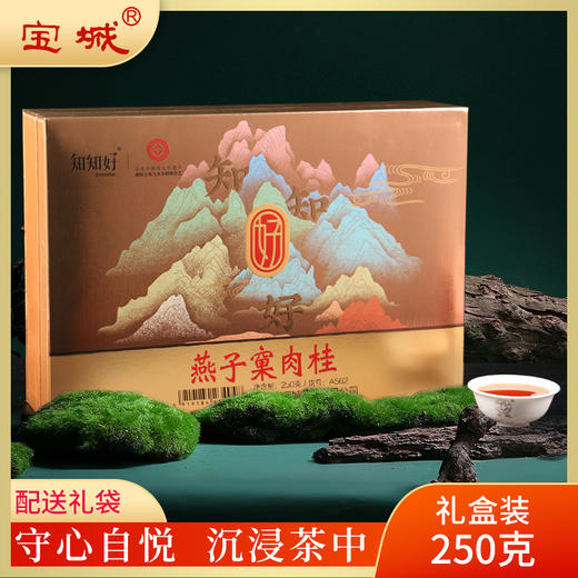宝城知知好燕子窠肉桂250克小泡礼盒装乌龙茶岩茶A562 商品图0