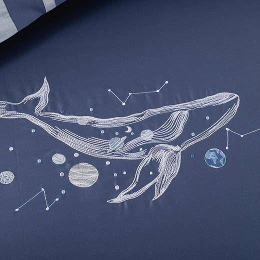 多喜爱 全棉新疆精梳棉简约时尚三/四件套 星辰入梦cs 商品图4