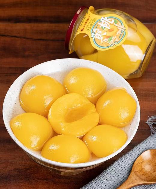 玻璃罐黄桃罐头360g*6罐 商品图0