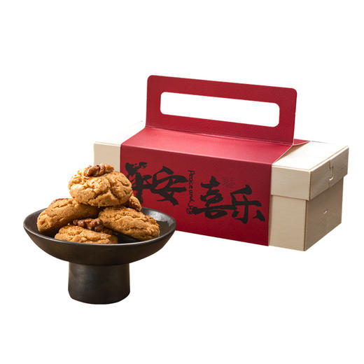 【传统小吃桃酥饼 干手工糕点】核桃酥 平安喜乐年货伴手礼 过年零食点心 商品图3