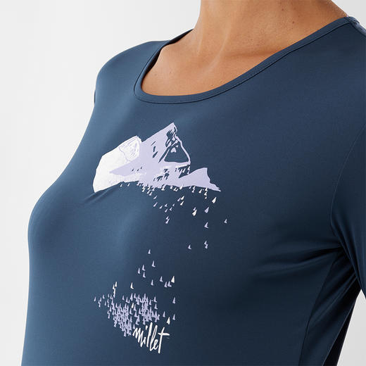 MILLET女式长袖T恤 MIV9756 SUNNY F LS W 商品图5