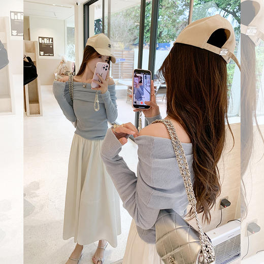 <曾小咸推荐> 【基础团宠】白色半身长裙 商品图1