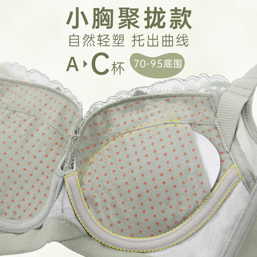 贝佳人“至真”3/4中厚模杯围文胸BW912119 商品图1