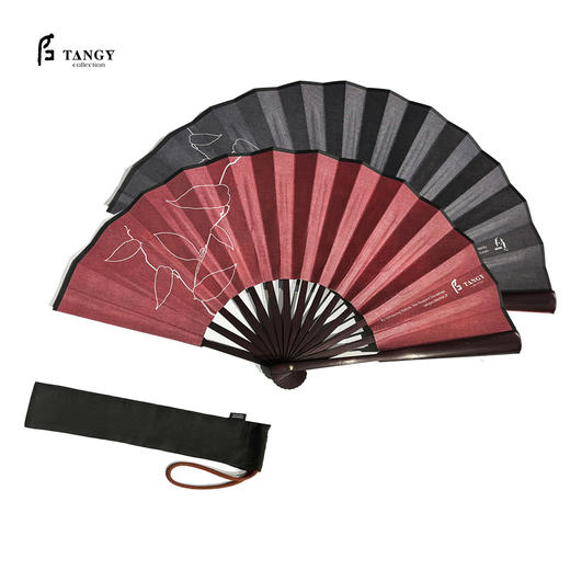 TANGY Collection天意精品2024春季新品中国风14股手工折扇 商品图0