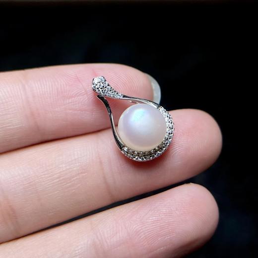 HZ*S925珍珠吊坠约20*12mm无链 商品图0