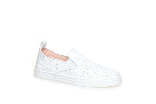 豪麟名鞋奥莱AGL女鞋时尚休闲鞋牛皮革AG936129X白色  原价3960元 商品图0