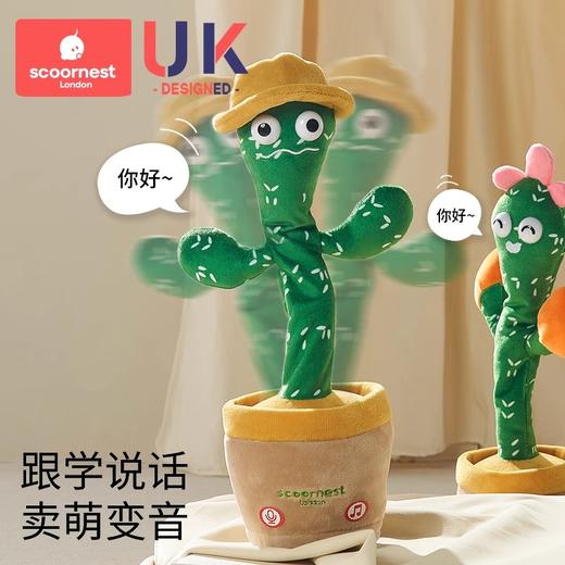 科巢跳舞仙人掌玩具会学说话的婴儿宝宝儿童摇摆妖娆花复读录音偶 商品图1