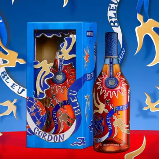 马爹利 Martell 蓝带干邑白兰地 700ml 洋酒 2024龙年限定年货礼盒 商品图1