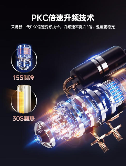 海尔（Haier）空调立式柜机3匹 美悦 变频新一级能效省电 低噪 冷暖 自清洁 空气净化 家用客厅空调 24年净化款 3匹 一级能效 除PM2.5-WIFI智控 商品图3