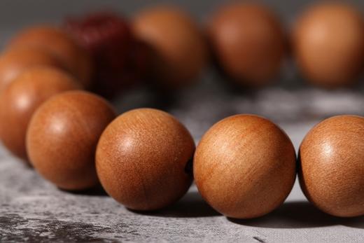 DQ0105°福瑞象老山檀香+大漆手串 商品图4