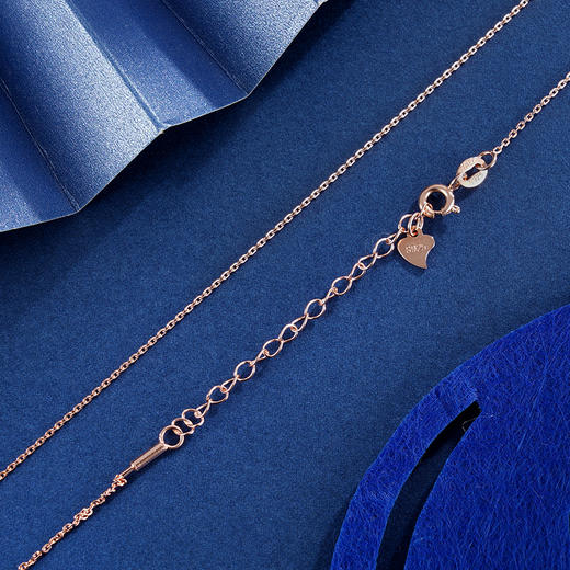 子佩集S925银可拆卸O字链项链【TYDXL】细针玫瑰金镀金搭配链万能插针式2402 商品图1