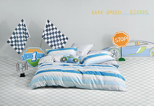 罗莱 萌趣 最高时速 四件套 商品图0