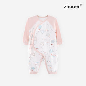 【5A抑菌连体衣】卓儿春季宝宝衣服连体衣四季柔软长袖婴儿睡衣哈衣爬服