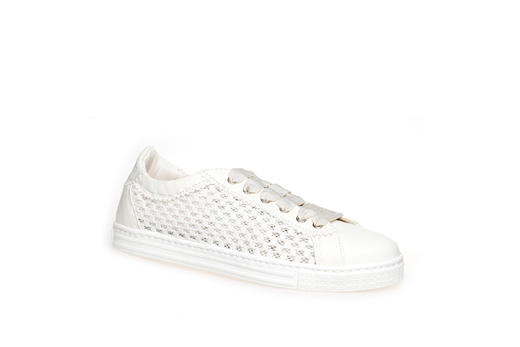 豪麟名鞋奥莱AGL女鞋时尚休闲鞋网面AG936133X白色  原价4260元 商品图0