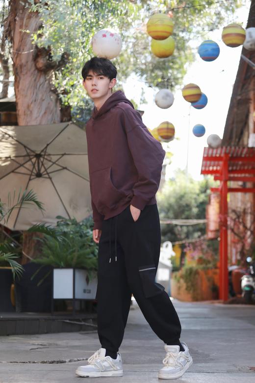 S34036568纯色帽衫卫衣 商品图4