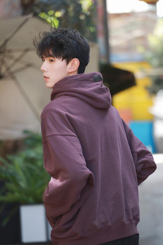 S34036568纯色帽衫卫衣 商品图5