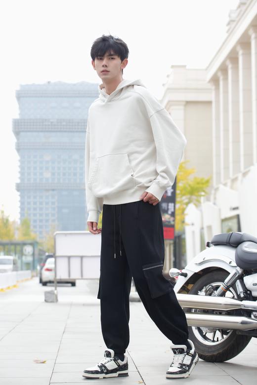 S34036568纯色帽衫卫衣 商品图7