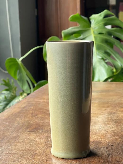 龙泉青褐釉筒式花插，顺丰包邮 商品图2