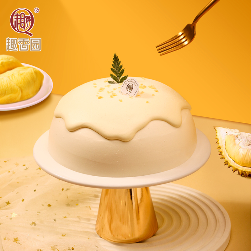 榴莲暴风雪下午茶生日蛋糕