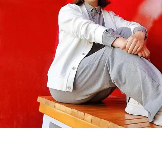 素道有机彩棉秋冬女士休闲简约外套 商品图2