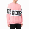 GCDS 男士字母徽标提花长袖卫衣 粉色 ACC94U020030 ROSA 商品缩略图1