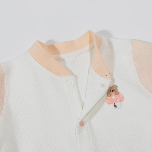 贝贝怡新生婴儿衣服连体衣春秋2024新款宝宝哈衣爬服和尚服春装ZB1DL001 商品图7