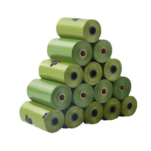 【便携式设计！一次性使用】可降解宠物垃圾袋拾便袋加厚便携式一次性猫屎狗屎铲屎袋，解放你的双手，快捷便利地处理猫屎狗屎铲屎困扰。 商品图3