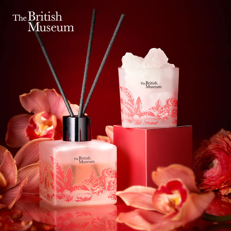 大英博物馆东方梦境系列 灵羽芳地香氛晶石散香套装礼盒  薄雾茶林
