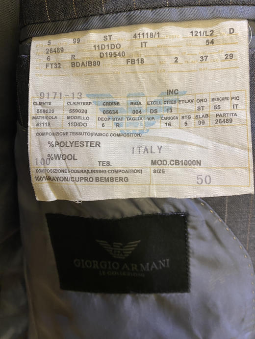 90年代 Vintage GIORGIO ARMANI 法国制 西装外套_CJK(L) 商品图3