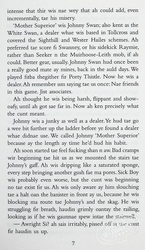 【中商原版】企鹅复古布脊经典系列 埃文 威尔斯 猜火车 Trainspotting 英文原版 Irvine Welsh 现当代文学 商品图7