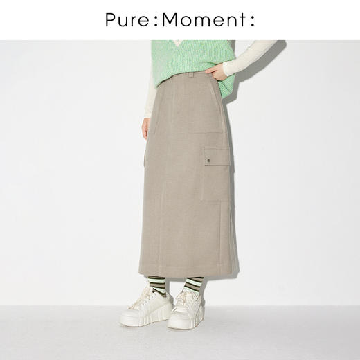 【商场同款】麦檬冬半身裙4EB141401 商品图0