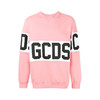 GCDS 男士字母徽标提花长袖卫衣 粉色 ACC94U020030 ROSA 商品缩略图0