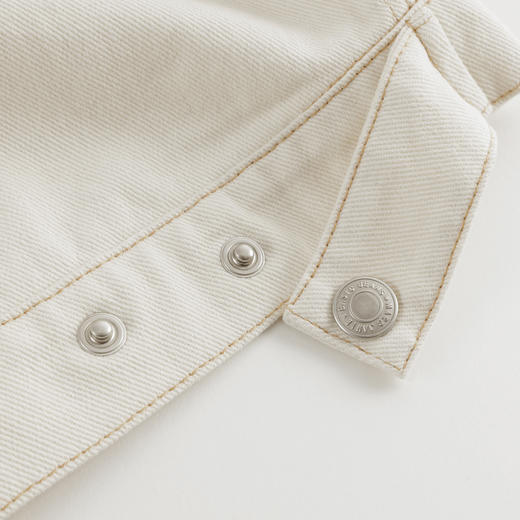 【马克珍妮 芦芙】女童宽松百搭大口袋牛仔外套 儿童春装240239 商品图4