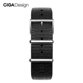 CIGA design玺佳品牌定制镂空尼龙表带22mm时尚表带开关式生耳