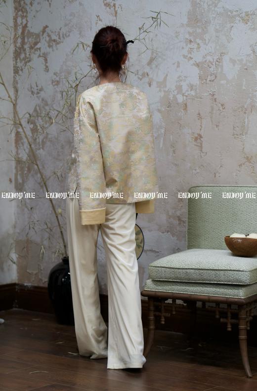 【门店同款】ENJOY春季云敛-云容进口丝绒裤 156109627 商品图1