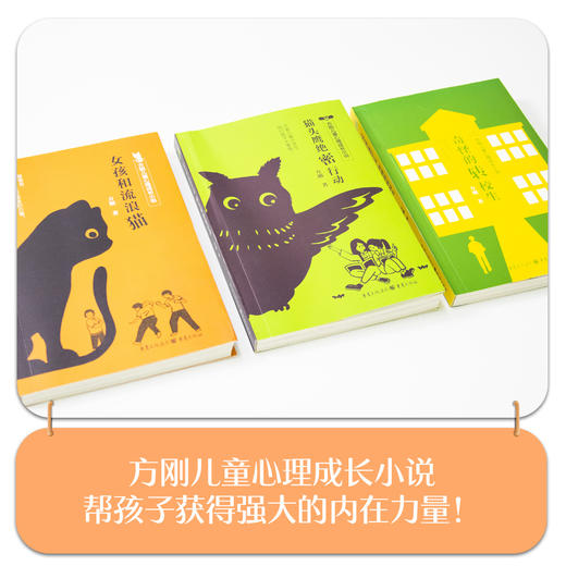 猫头鹰绝密行动+奇怪的转校生+女孩和流浪猫 方刚儿童心理成长3本 商品图4