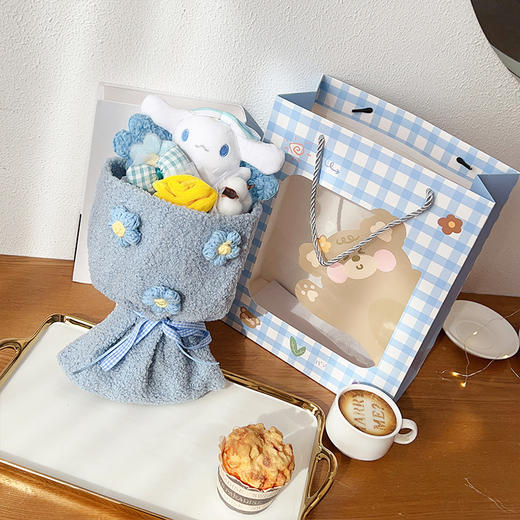 【比鲜花更长情！可爱玩偶花束】七夕情人节伴手礼物毛绒玩偶花束成品公仔花束送女朋友生日礼物，每朵花都是爱的诉说，每个公仔都是心意的表现。 商品图7