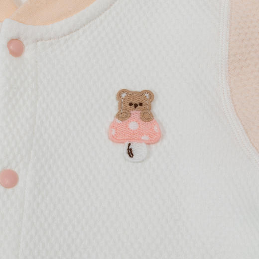 贝贝怡新生婴儿衣服连体衣春秋2024新款宝宝哈衣爬服和尚服春装ZB1DL001 商品图8