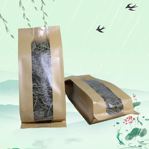 牛皮纸【250g中封开窗】铝箔袋.25元1把.整把100个.12把免运费 商品图1