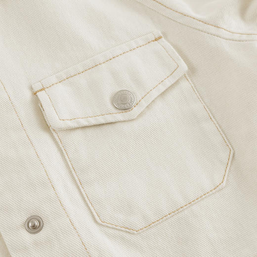 【马克珍妮 芦芙】女童宽松百搭大口袋牛仔外套 儿童春装240239 商品图3